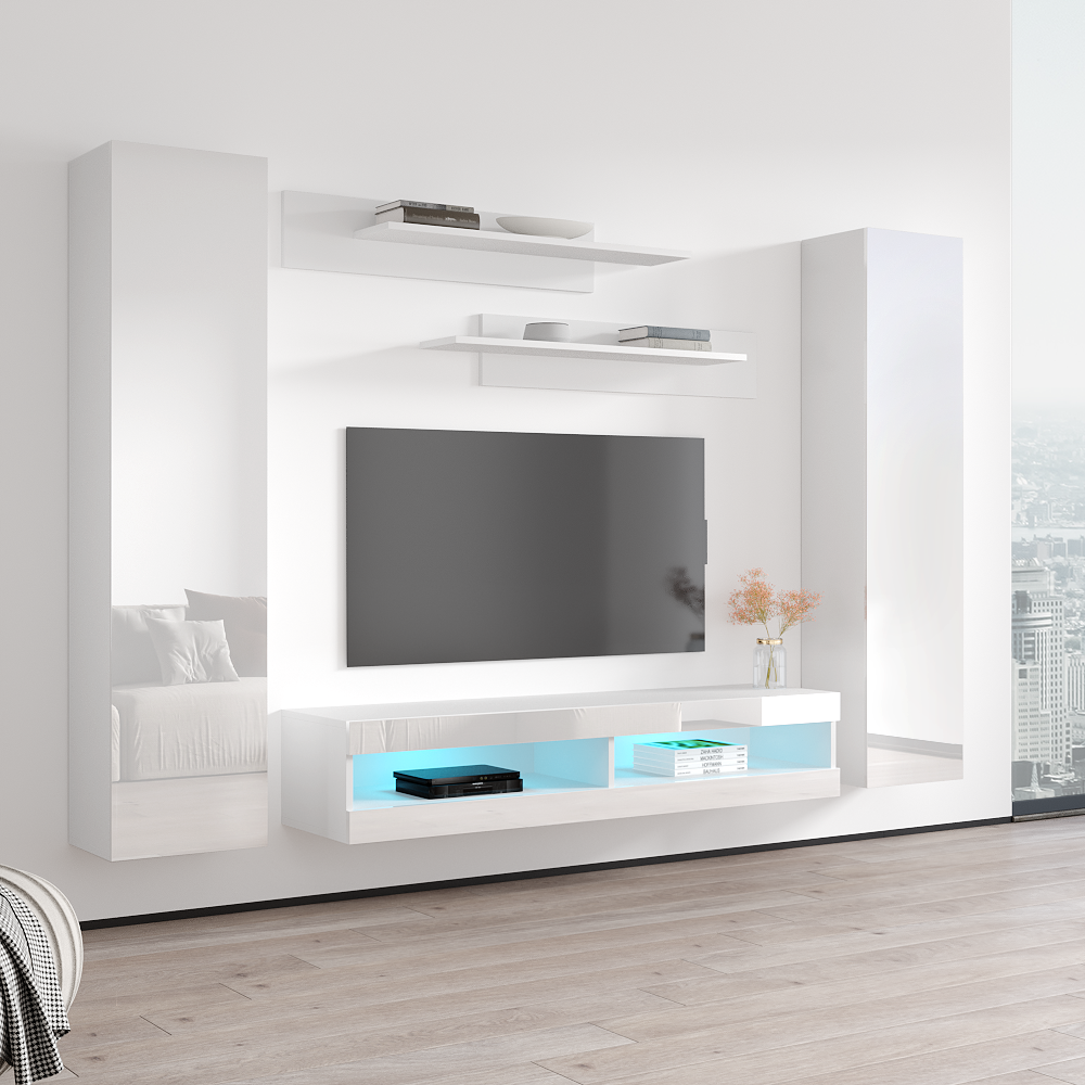 Fly A 34TV Floating Entertainment Center - Meble Furniture