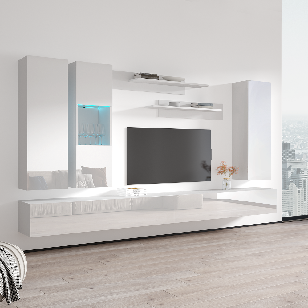 Fly E 30TV Floating Entertainment Center - Meble Furniture