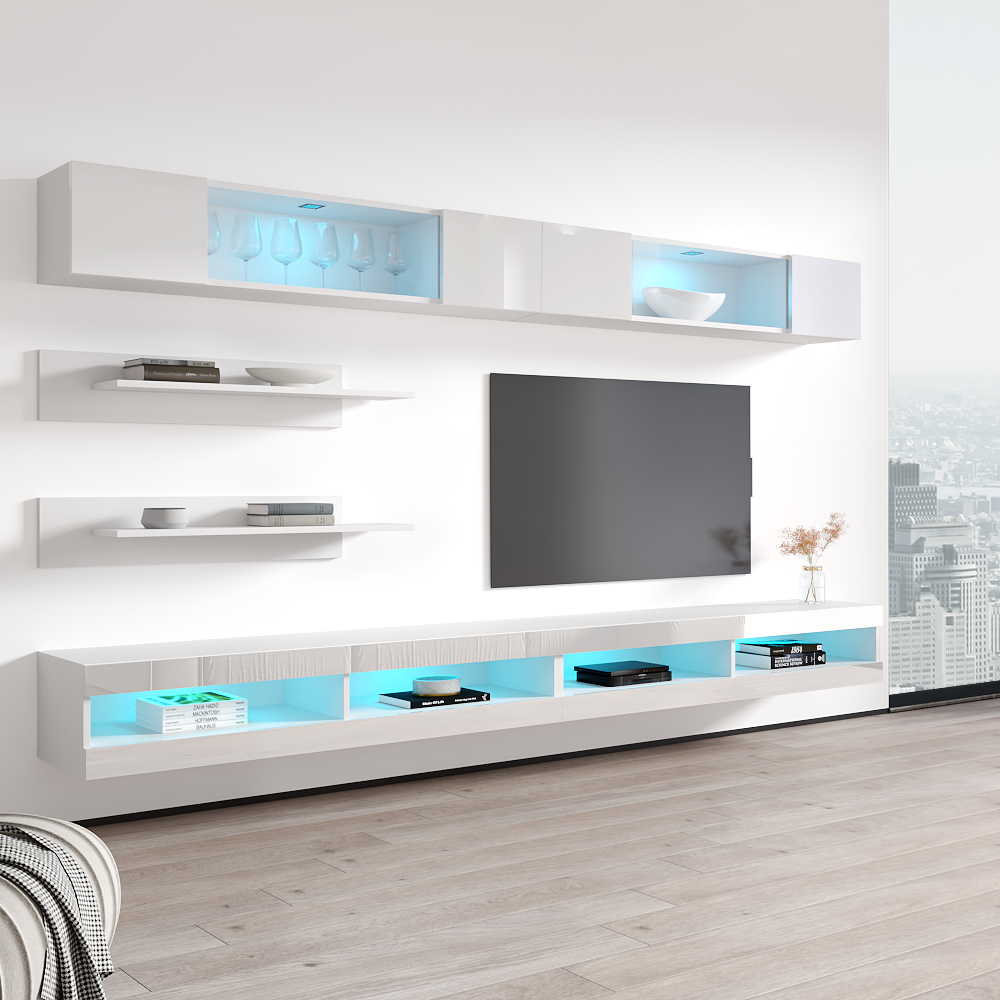 Fly I 34TV Floating Entertainment Center - Meble Furniture
