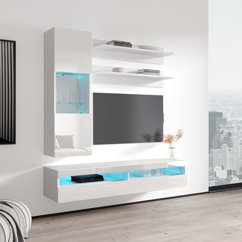 Fly H 35TV Floating Entertainment Center - Meble Furniture