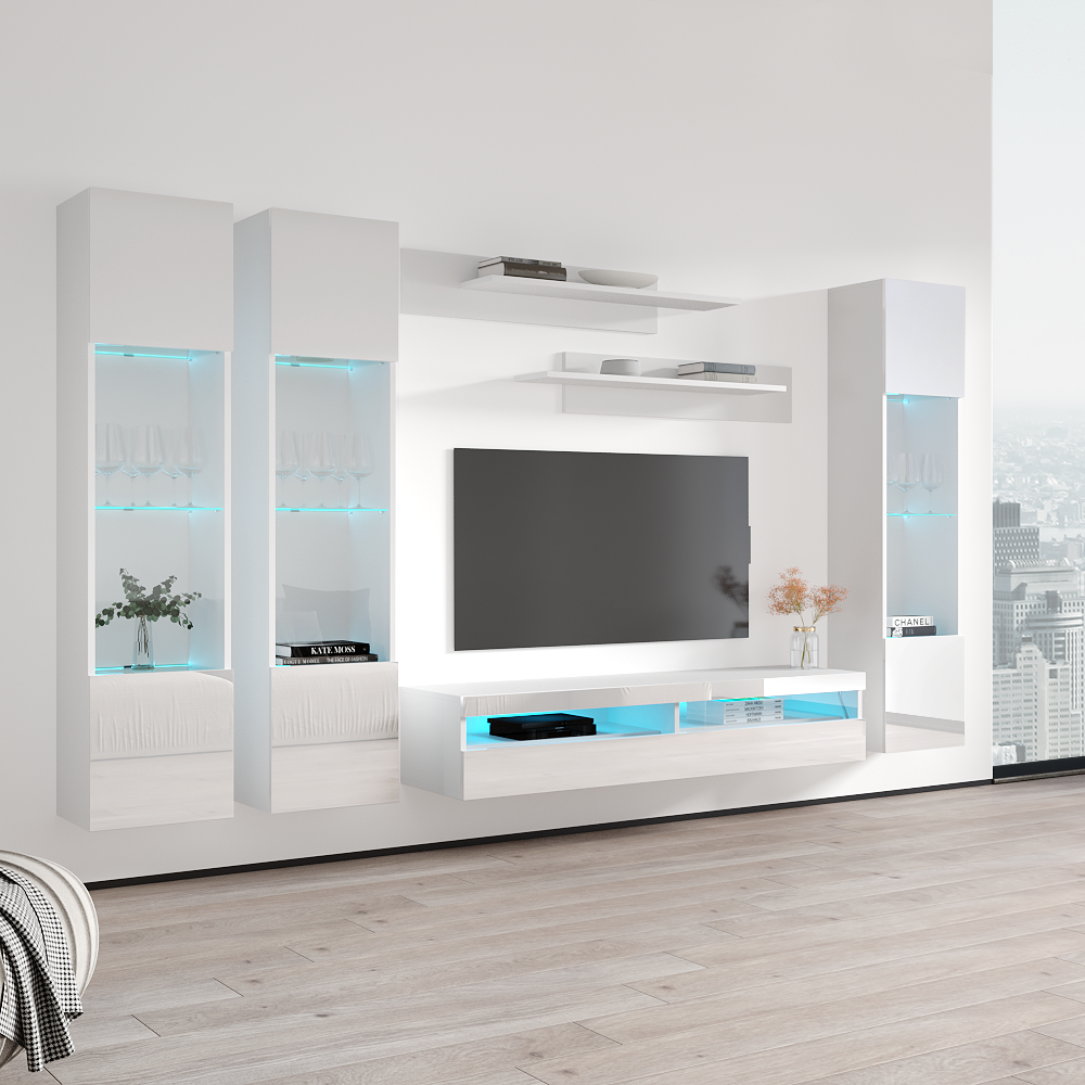 Fly C 35TV Floating Entertainment Center - Meble Furniture