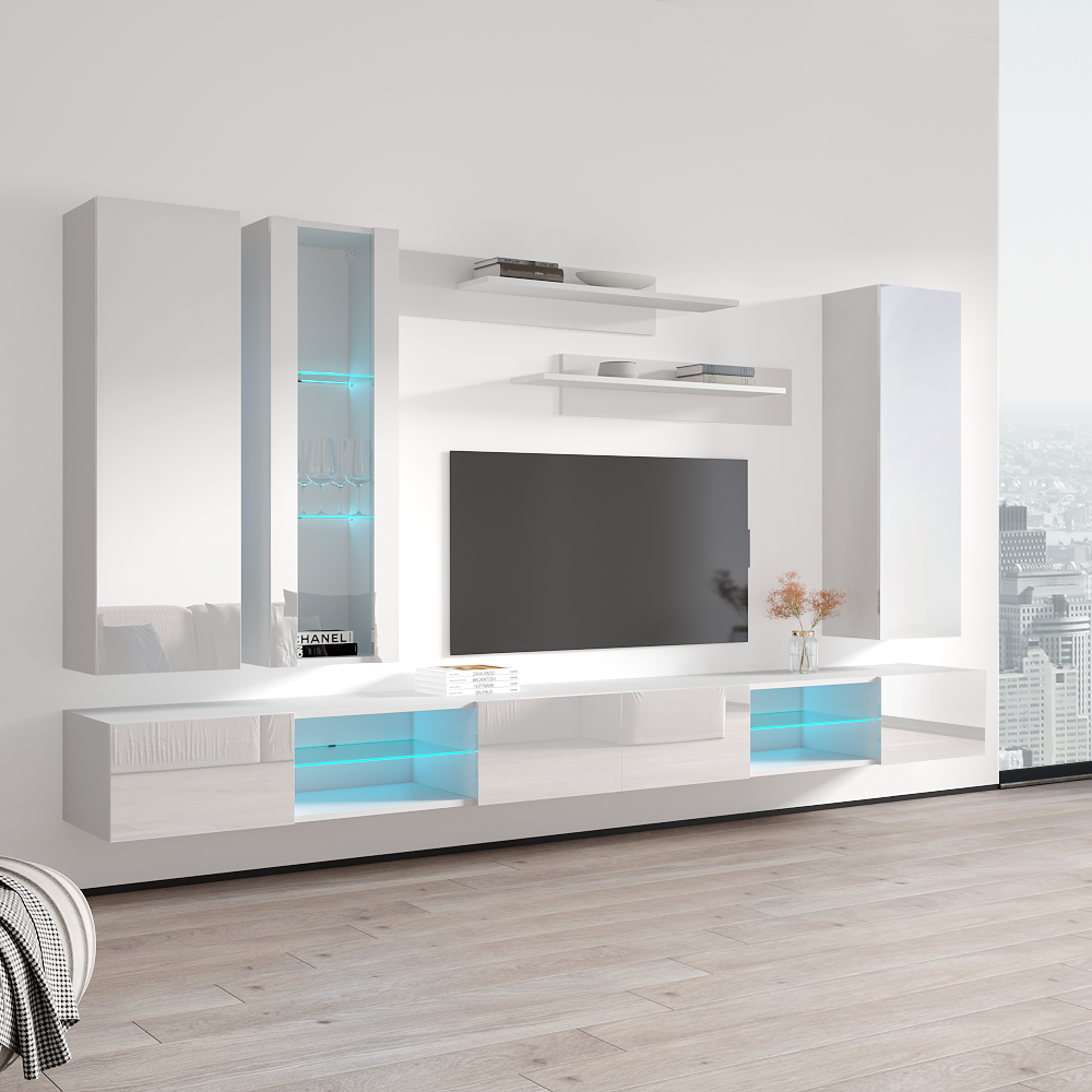 Fly E 33TV Floating Entertainment Center - Meble Furniture