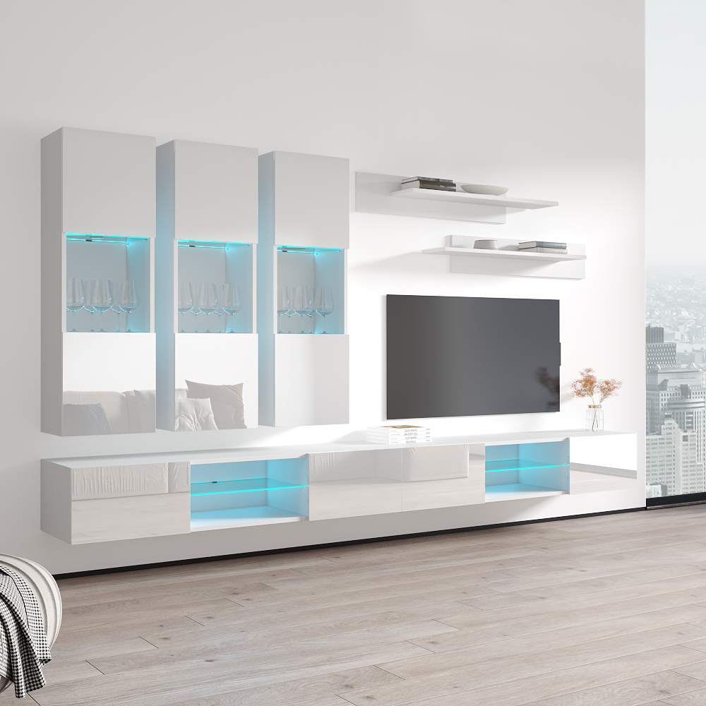 Fly E 33TV Floating Entertainment Center - Meble Furniture