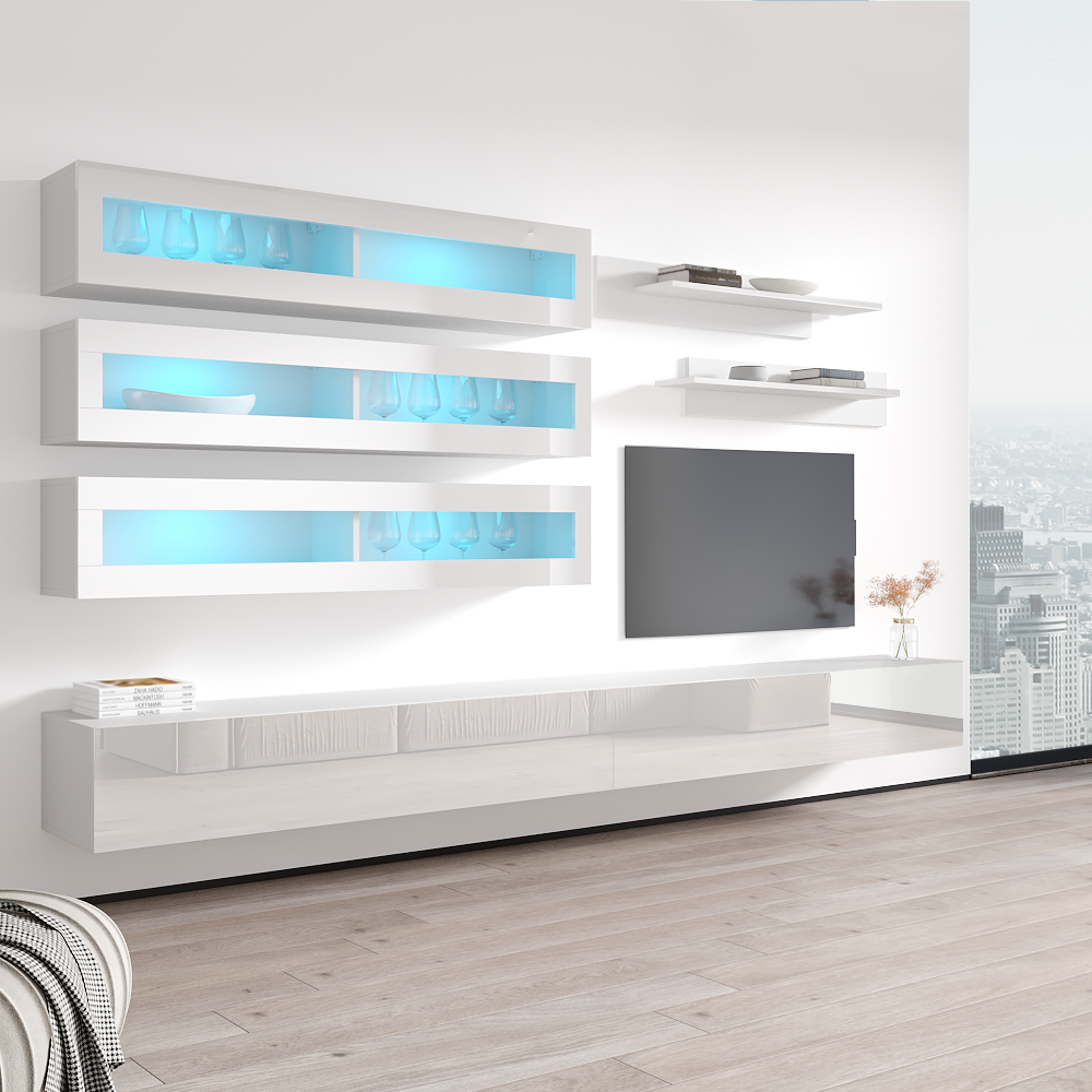 Fly J 30TV Floating Entertainment Center - Meble Furniture