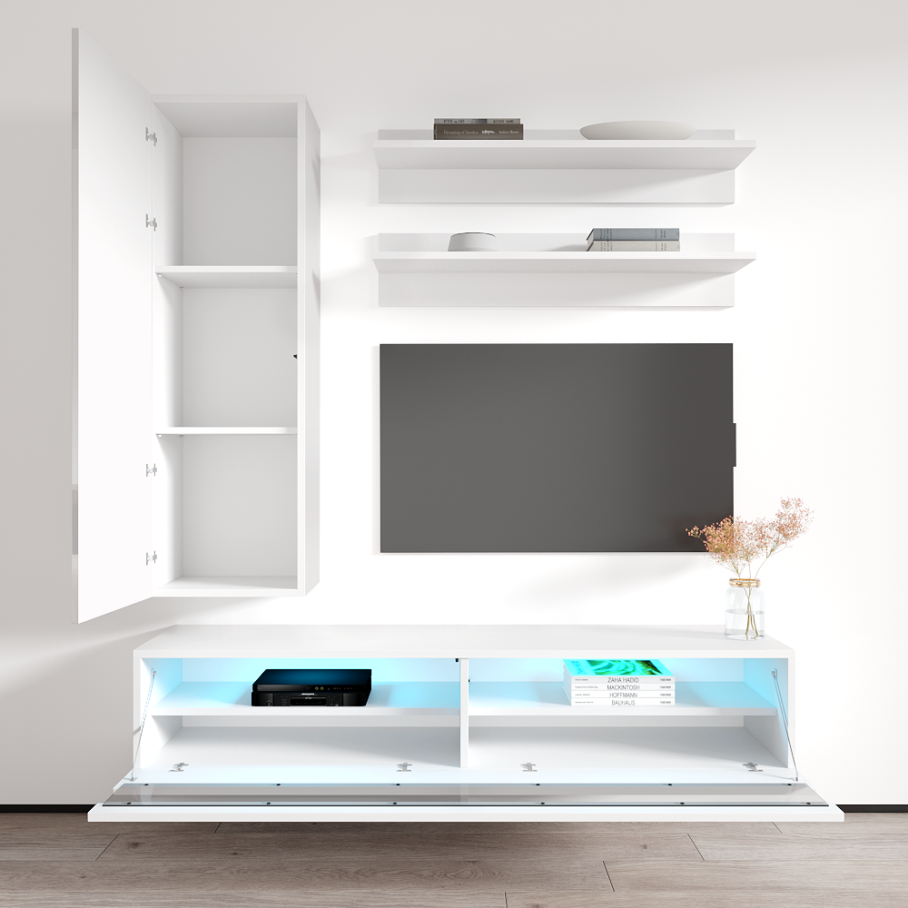 Fly H 35TV Floating Entertainment Center - Meble Furniture