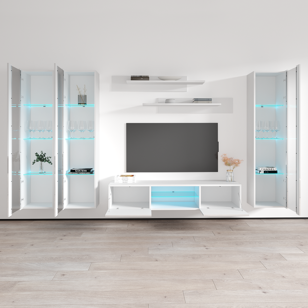 Fly C 33TV Floating Entertainment Center - Meble Furniture