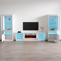Boston WH01 Fireplace Entertainment Center - Meble Furniture