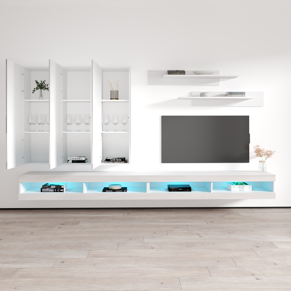 Fly E 34TV Floating Entertainment Center - Meble Furniture