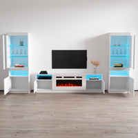 York WH02 Fireplace Entertainment Center - Meble Furniture