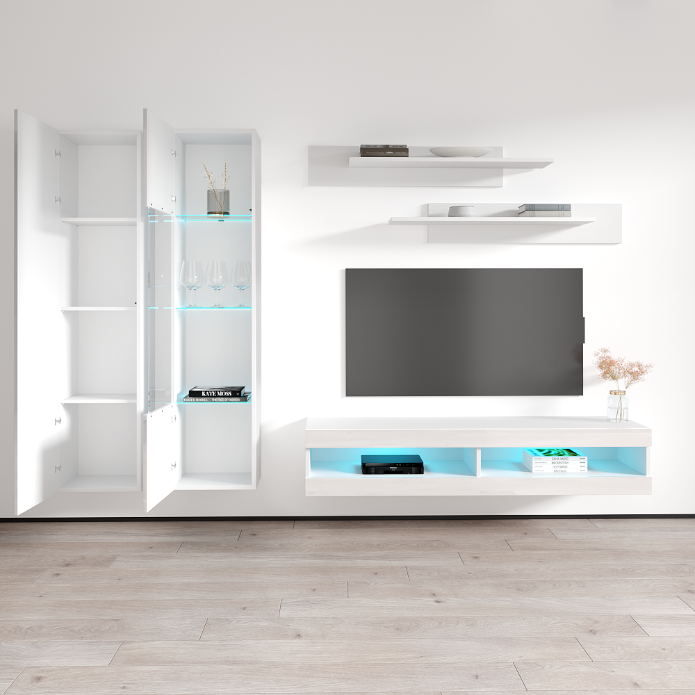 Fly A 34TV Floating Entertainment Center - Meble Furniture