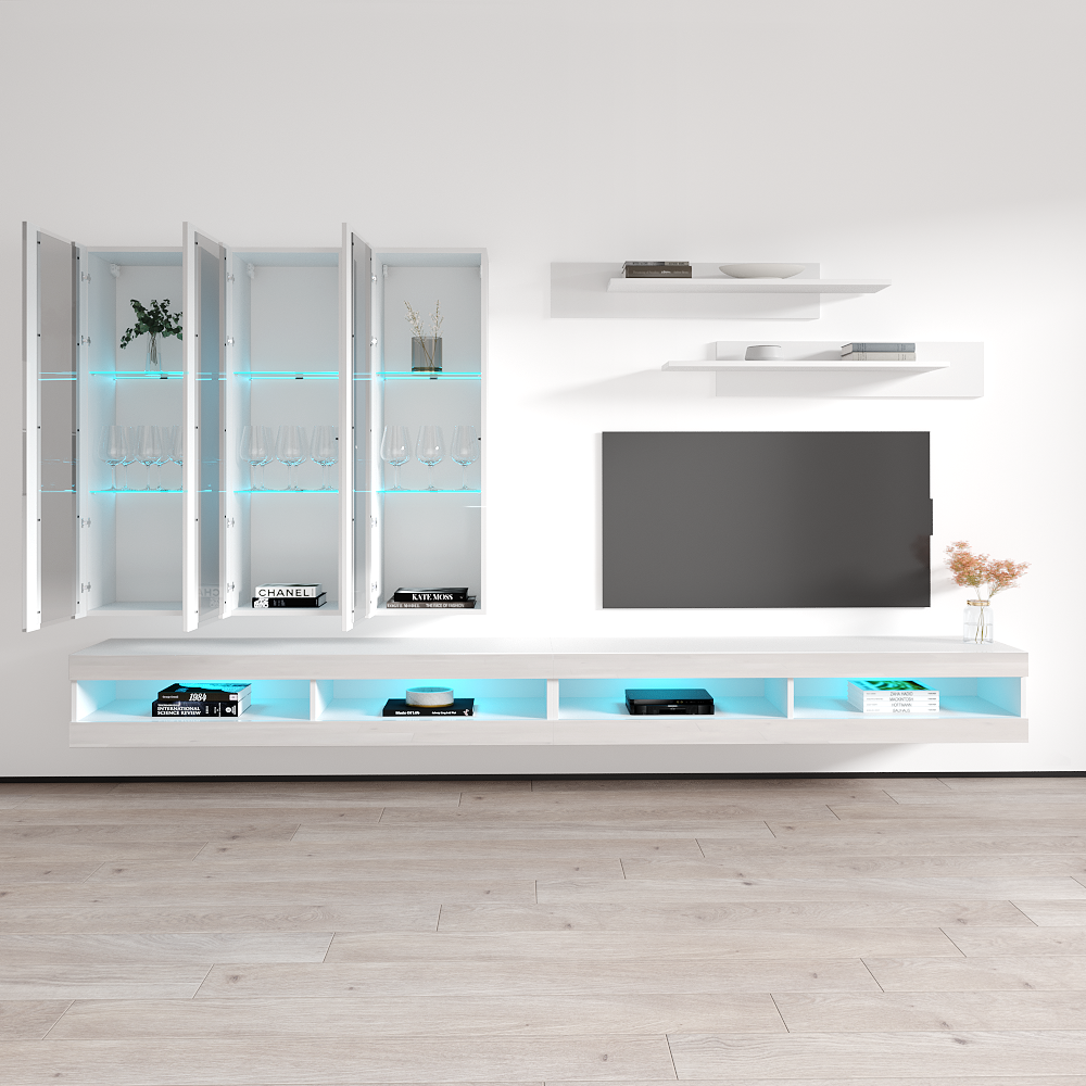 Fly E 34TV Floating Entertainment Center - Meble Furniture