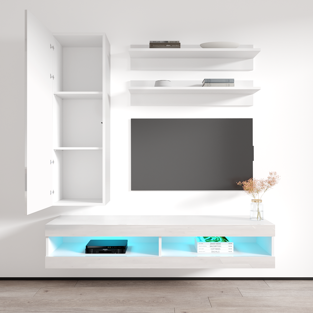 Fly H 34TV Floating Entertainment Center - Meble Furniture