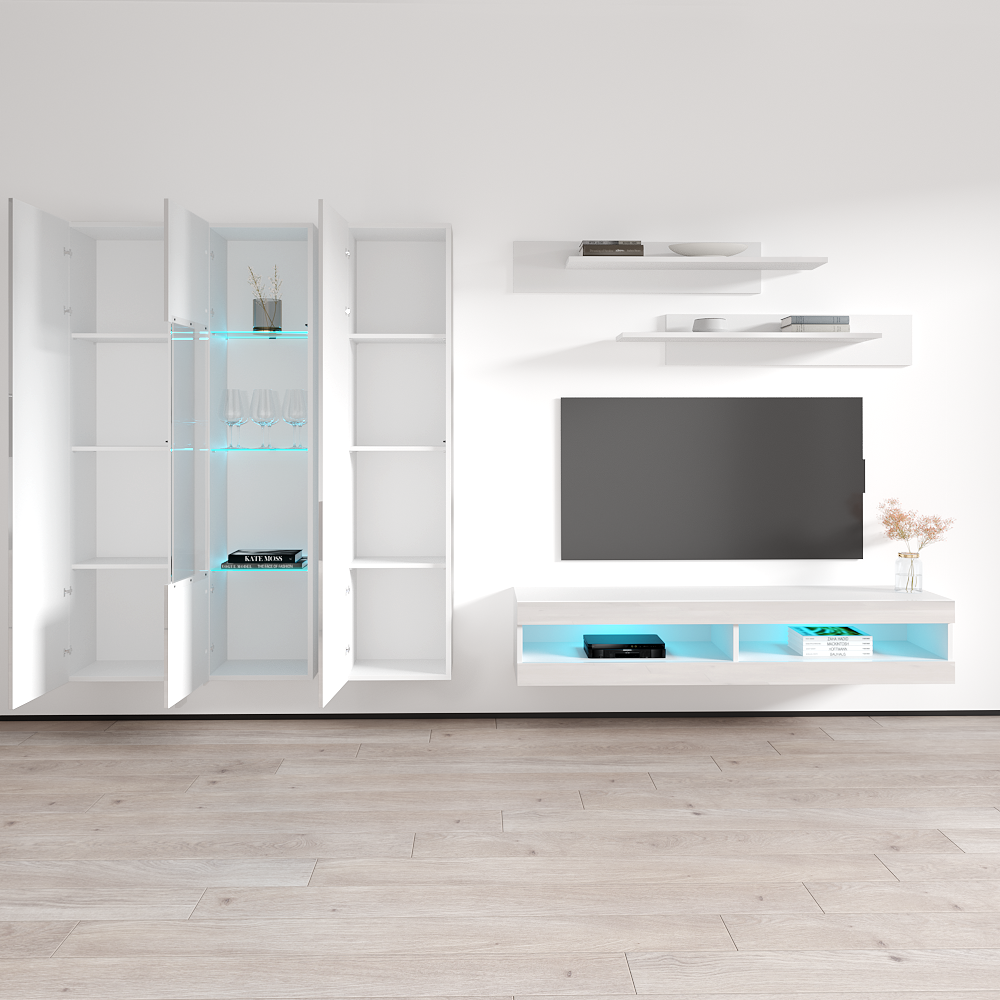 Fly C 34TV Floating Entertainment Center - Meble Furniture