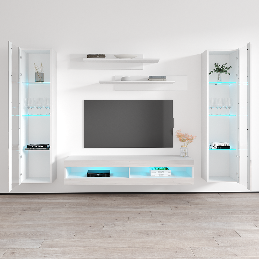 Fly A 34TV Floating Entertainment Center - Meble Furniture