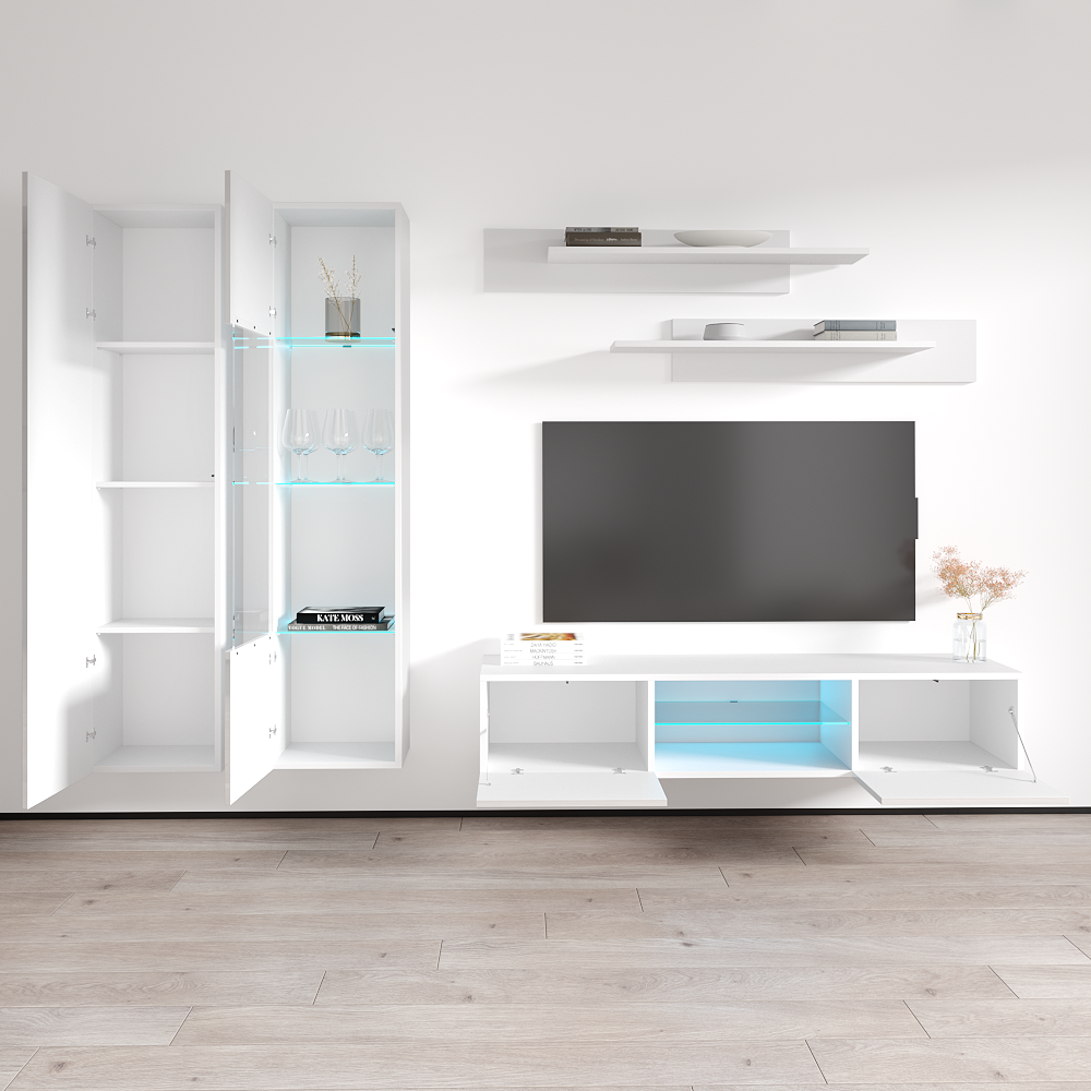 Fly A 33TV Floating Entertainment Center - Meble Furniture