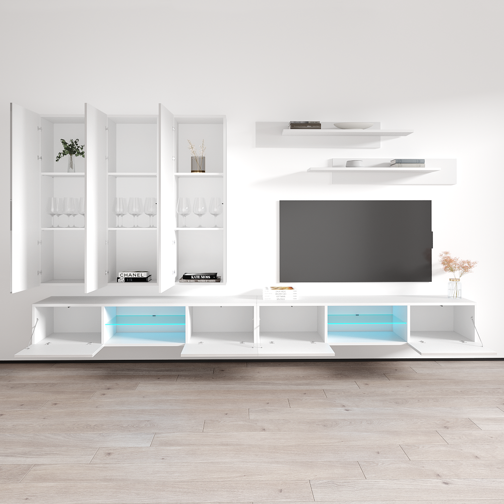 Fly E 33TV Floating Entertainment Center - Meble Furniture