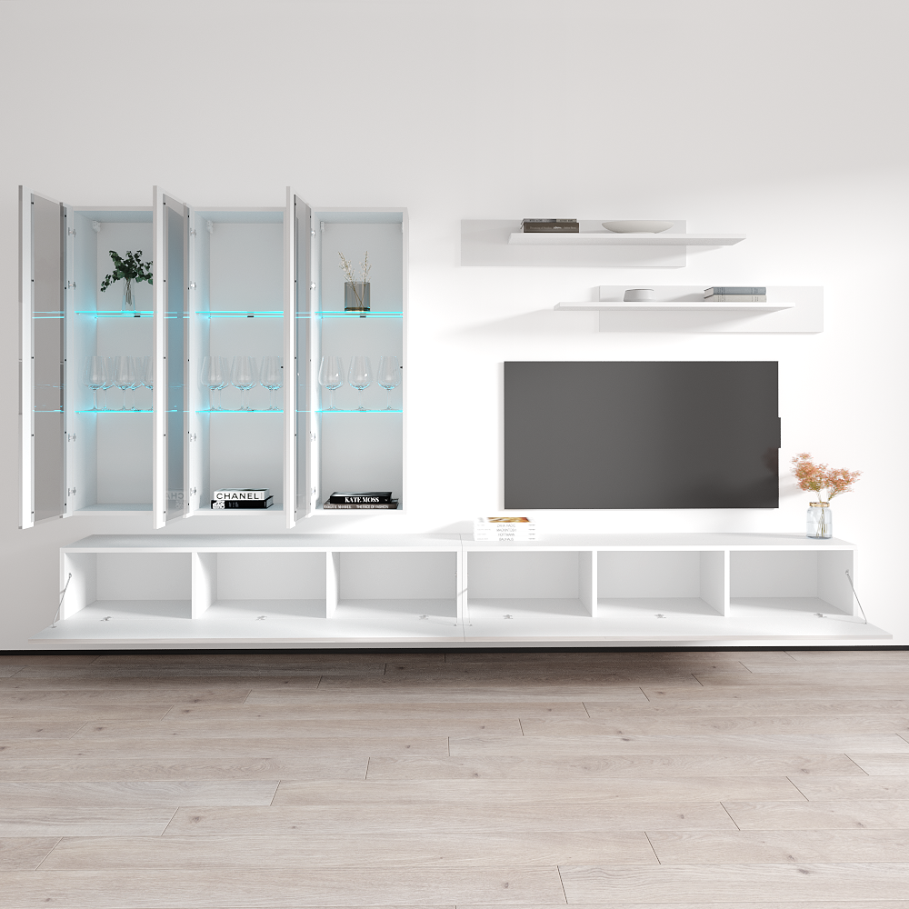 Fly E 30TV Floating Entertainment Center - Meble Furniture