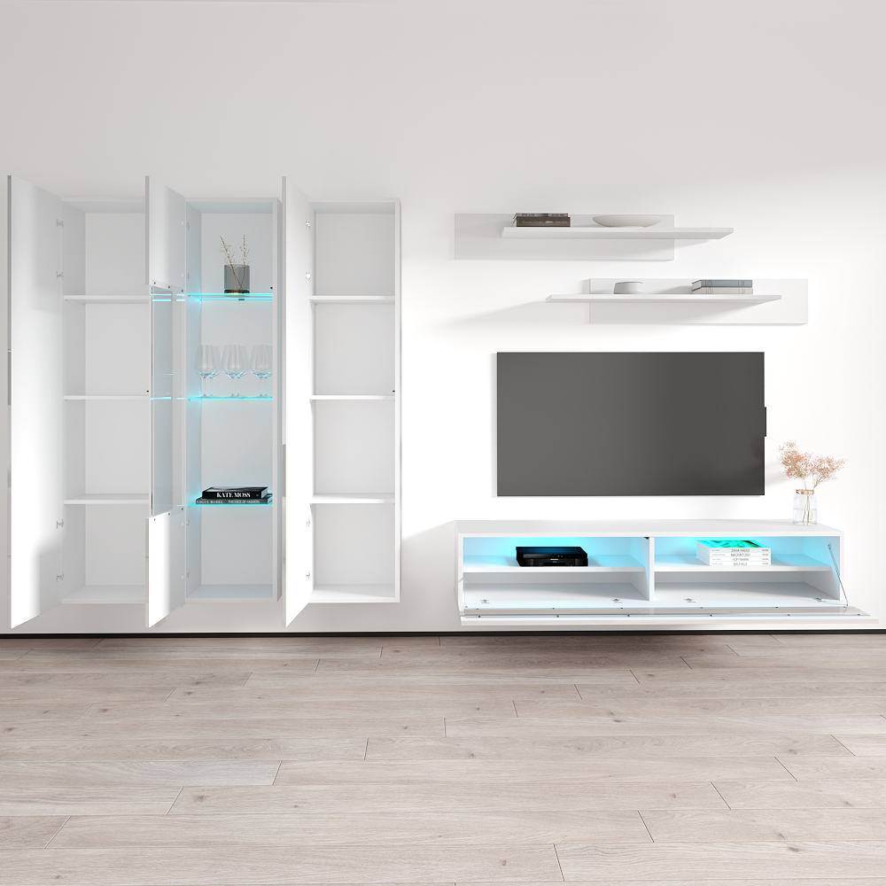 Fly C 35TV Floating Entertainment Center - Meble Furniture