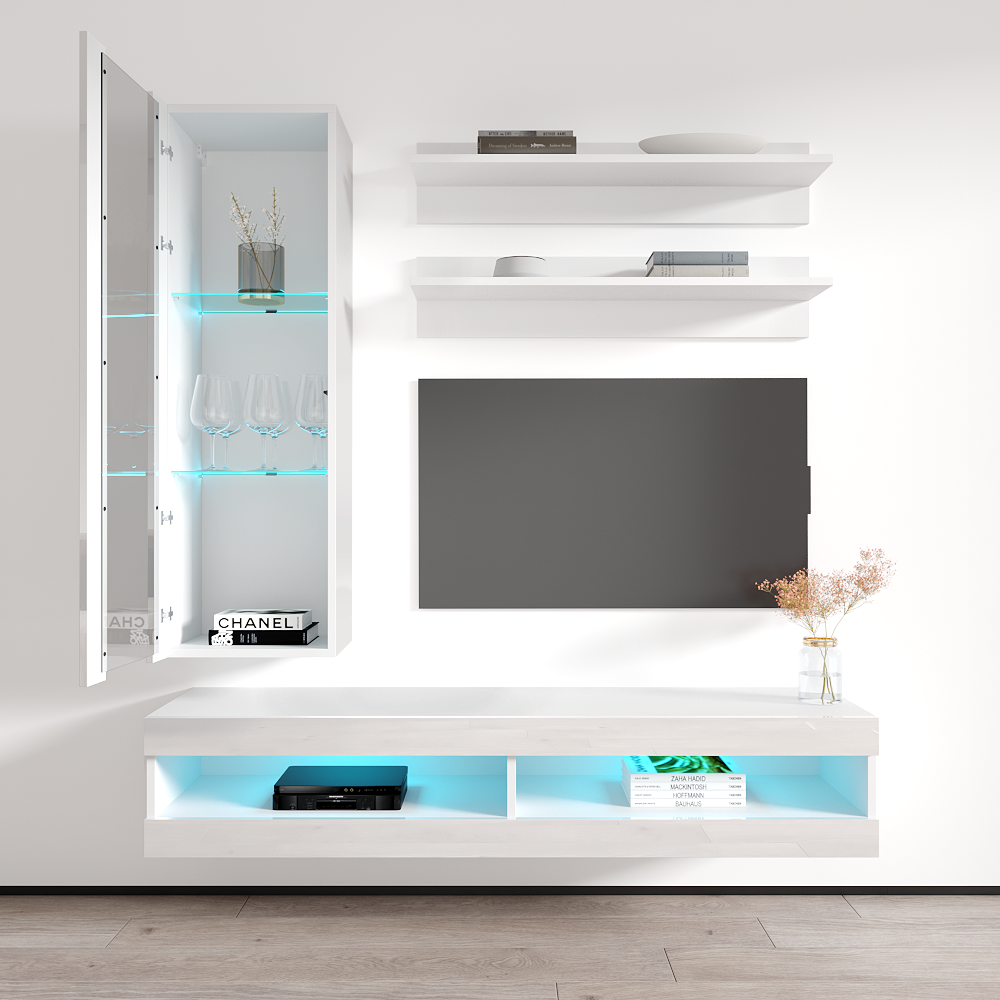 Fly H 34TV Floating Entertainment Center - Meble Furniture