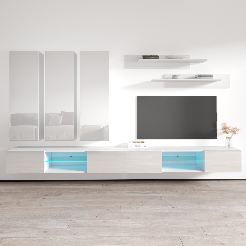 Fly E 33TV Floating Entertainment Center - Meble Furniture