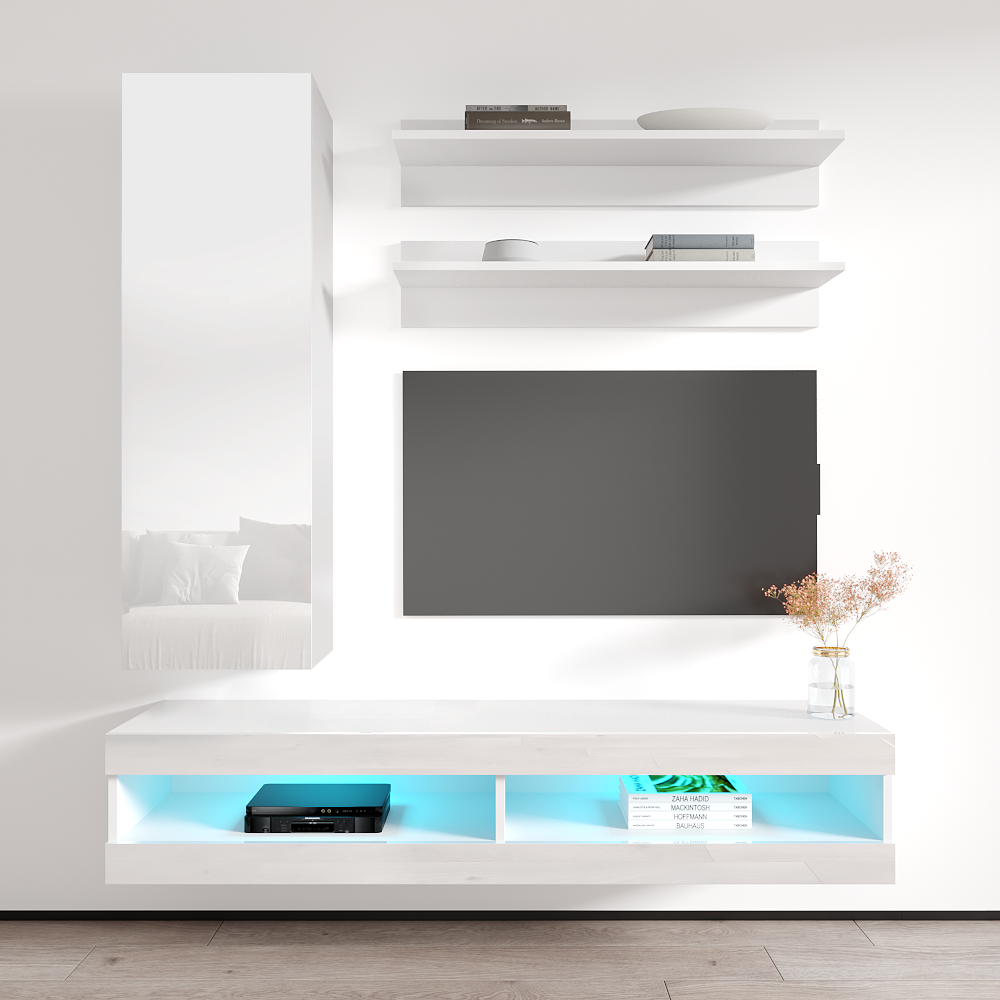 Fly H 34TV Floating Entertainment Center - Meble Furniture