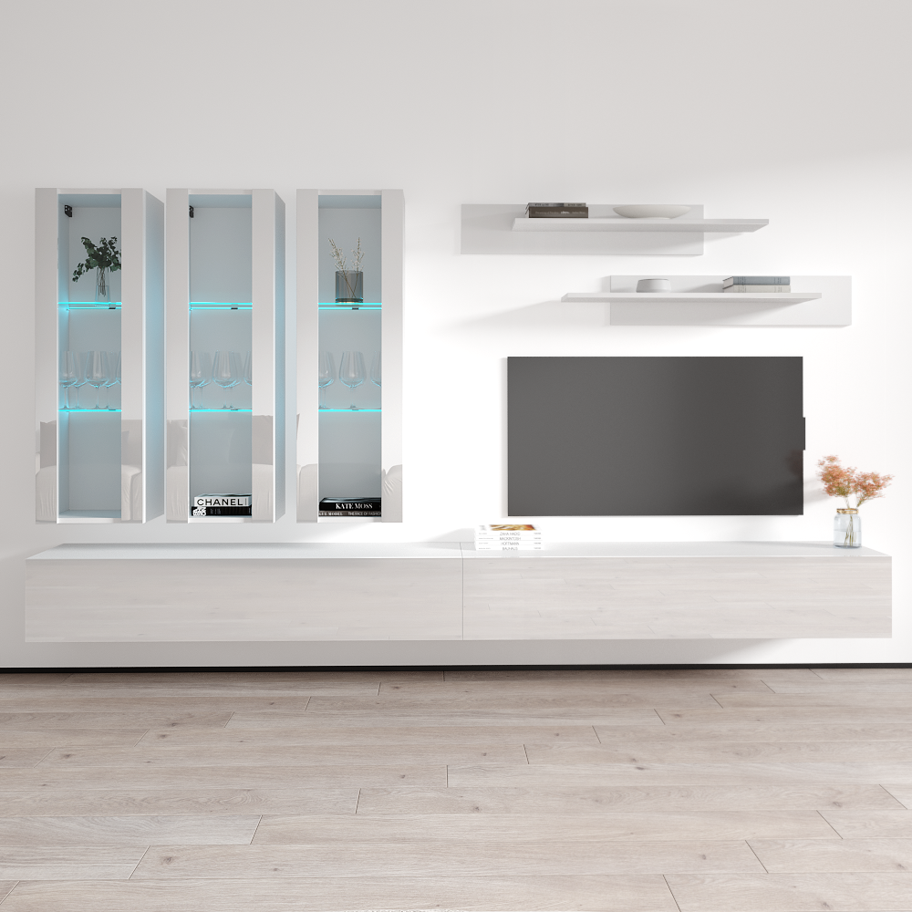 Fly E 30TV Floating Entertainment Center - Meble Furniture