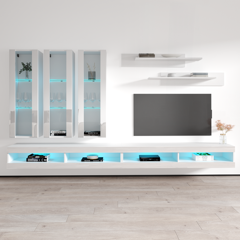 Fly E 34TV Floating Entertainment Center - Meble Furniture