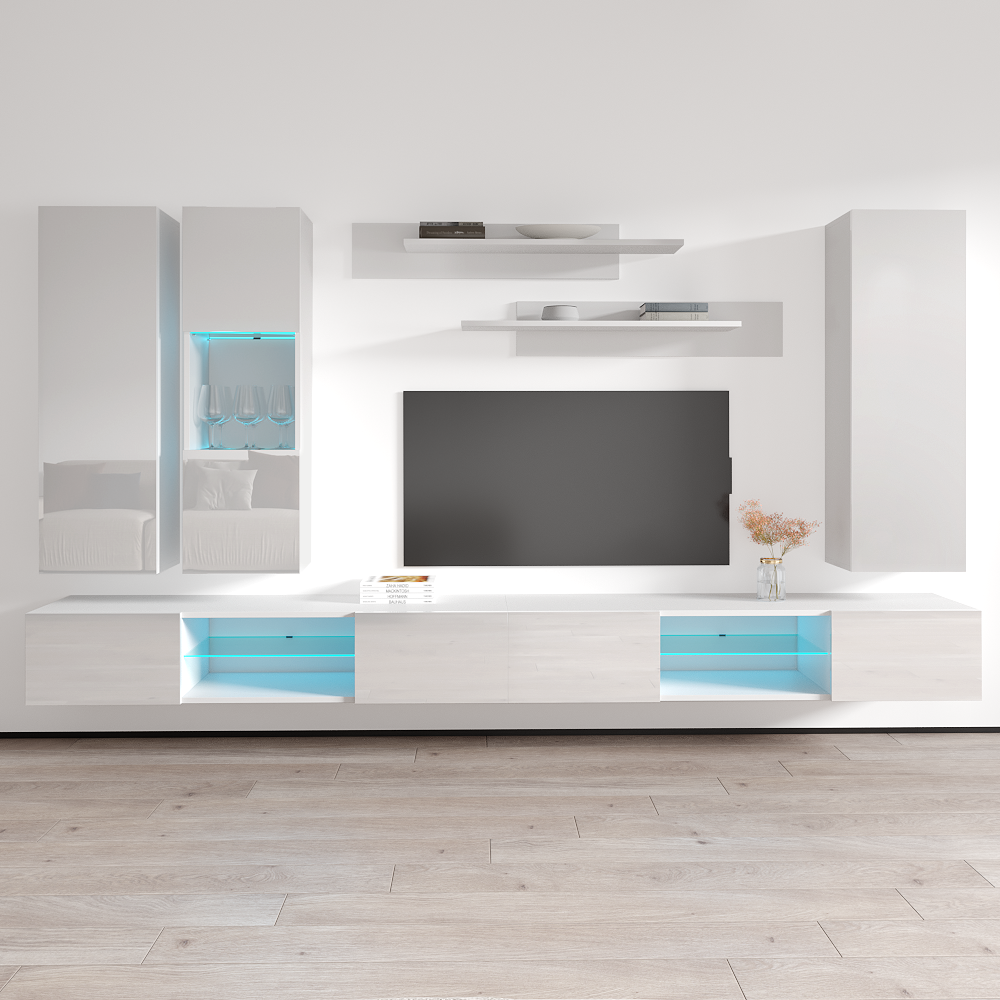 Fly E 33TV Floating Entertainment Center - Meble Furniture