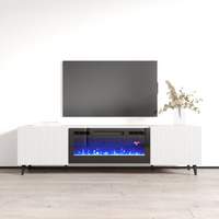 Pafos BL-EF Fireplace TV Stand - Meble Furniture