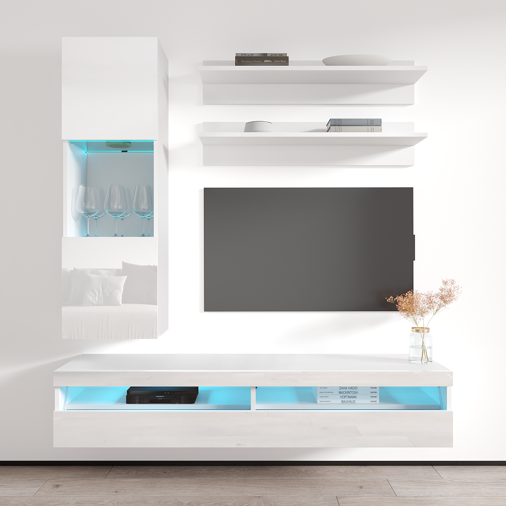 Fly H 35TV Floating Entertainment Center - Meble Furniture